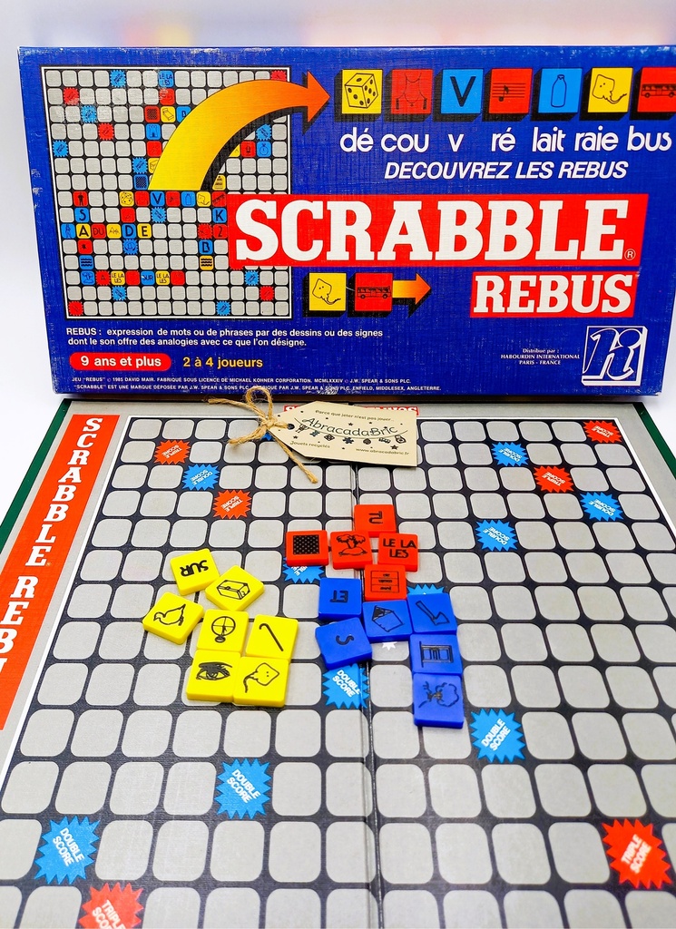 Scrabble rebus vintage - HABOURDiN