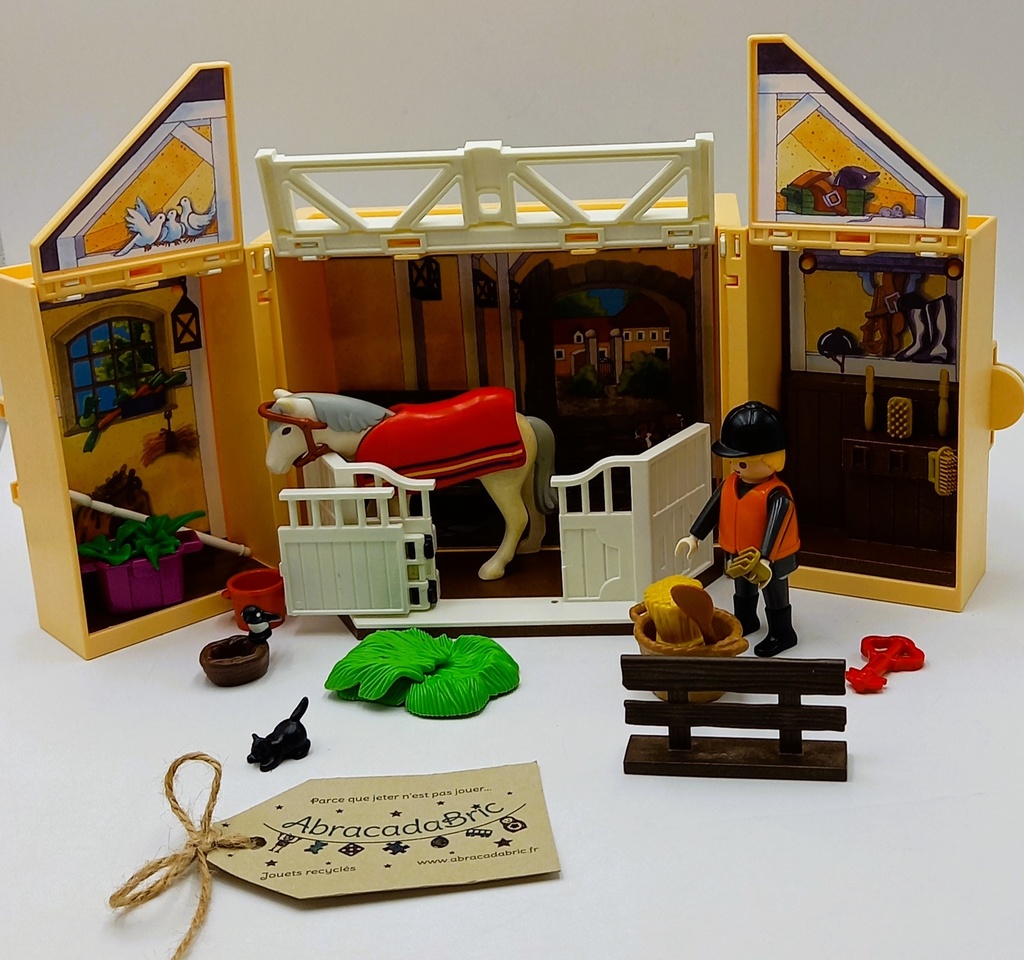 Coffret écurie country transportable - PLAYMOBiL 