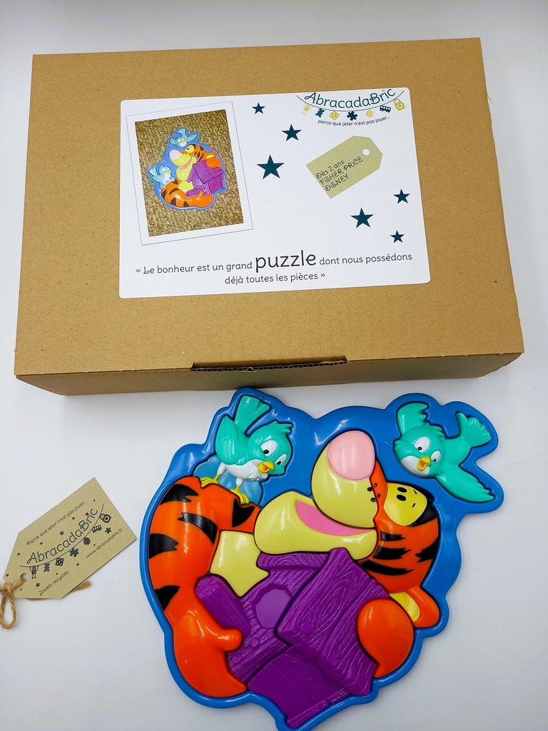  Puzzle 3d "Tigrou" 11p vintage - FiSHER PRiCE