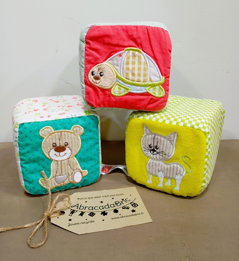 x3 cubes Sophie la girafe - VULLi