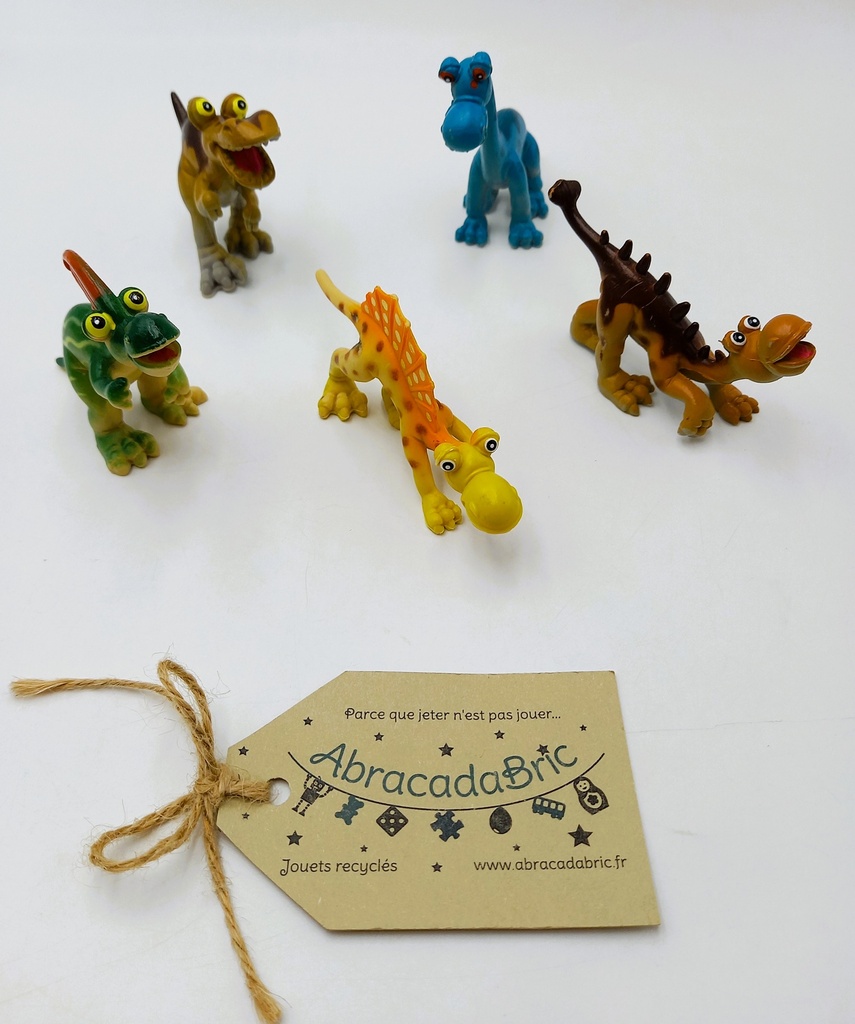 Figurines dinosaures X5