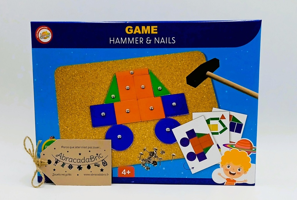 Hammer jeu de clous et marteau - TOY UNiVERSE