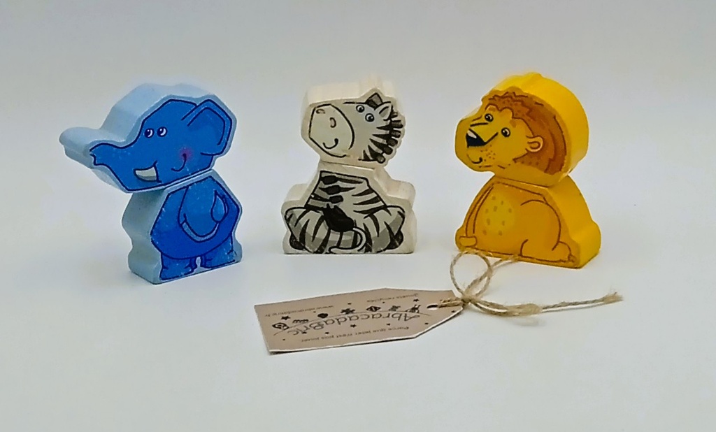 3 animaux à encastrer 