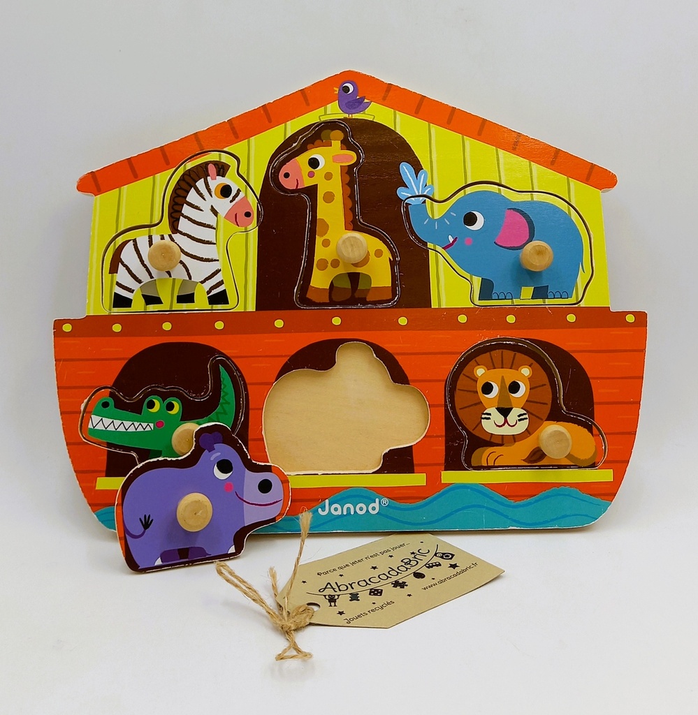 Puzzle bois "Arche de Noé" 6p - JANOD 