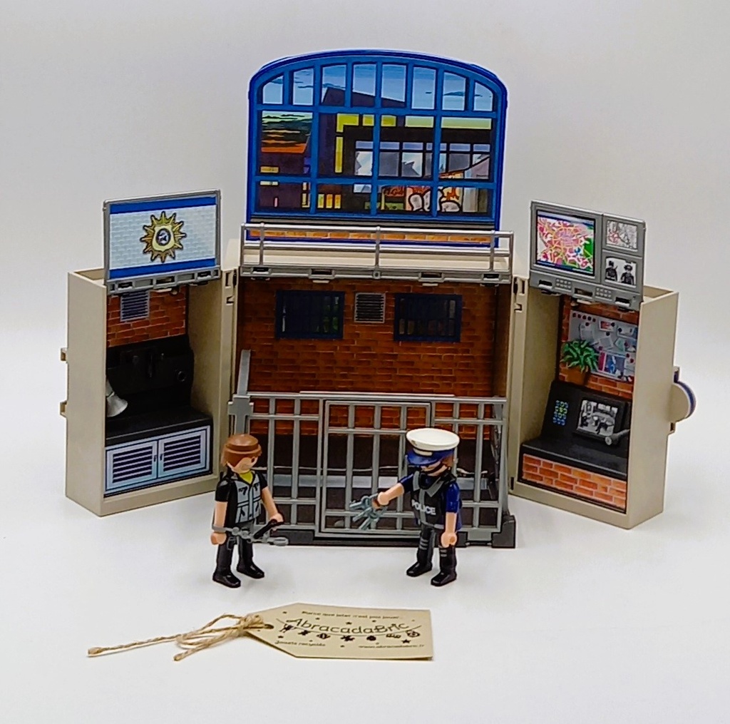 Coffret poste de police transportable - PLAYMOBiL 