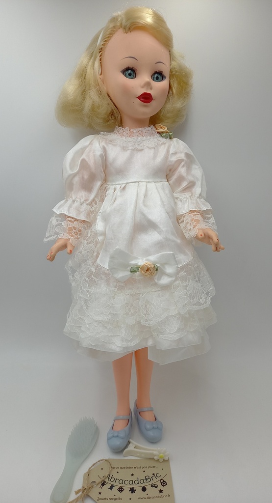 Poupée demoiselle d'honneur vintage 45cm 
