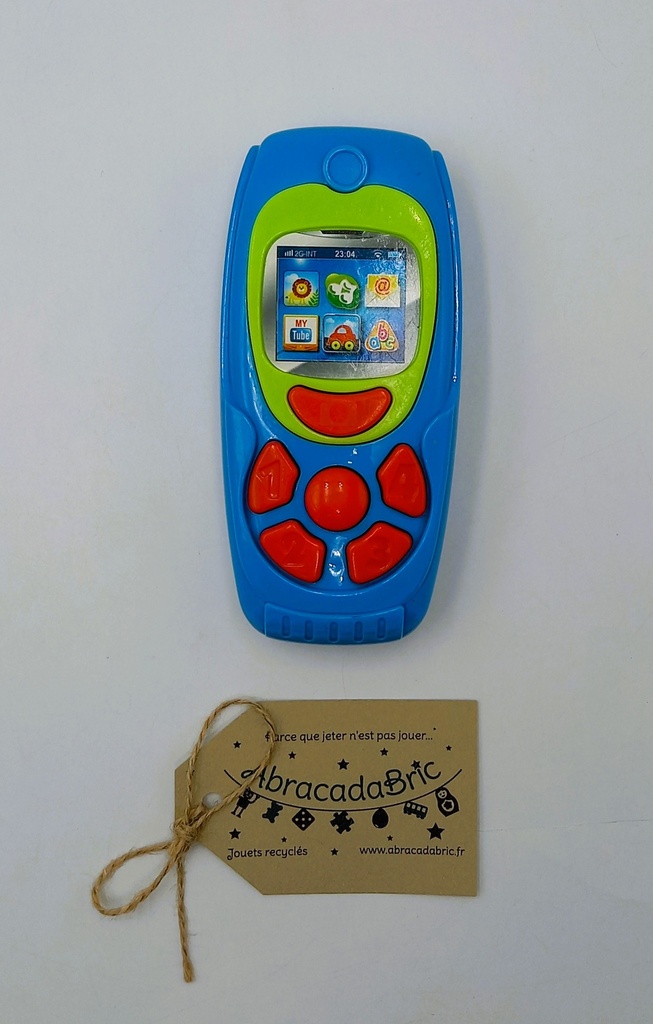 Téléphone bleu, rouge et vert - SiDJ