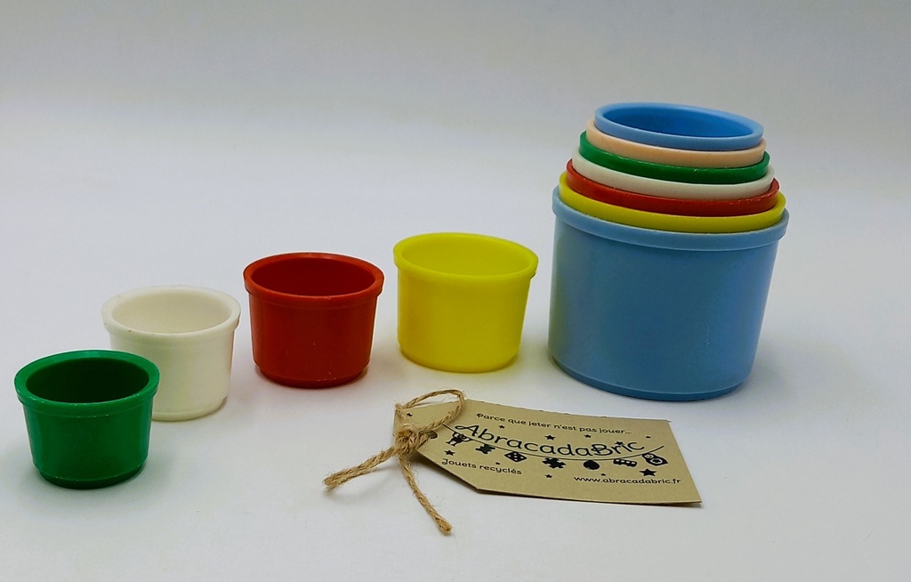 Mes petits godets à empiler - KiDDiCRAFT