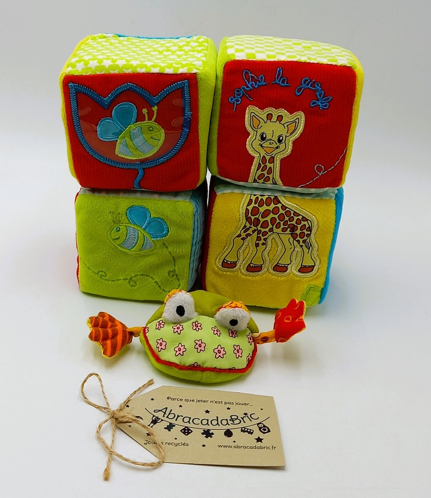 Cubes sensoriel Sophie la girafe - VULLi