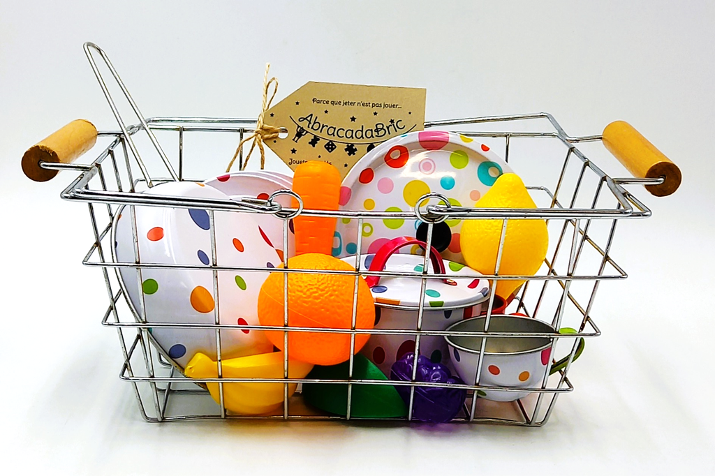 Mon panier de dinette petit pois