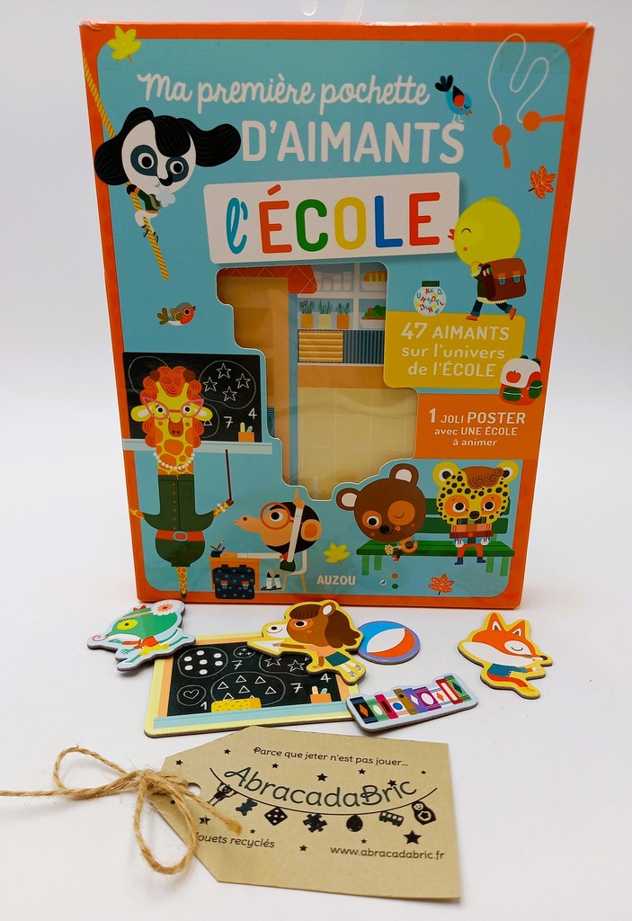 Ma première pochette d'aimants "l'école" - AUZOU