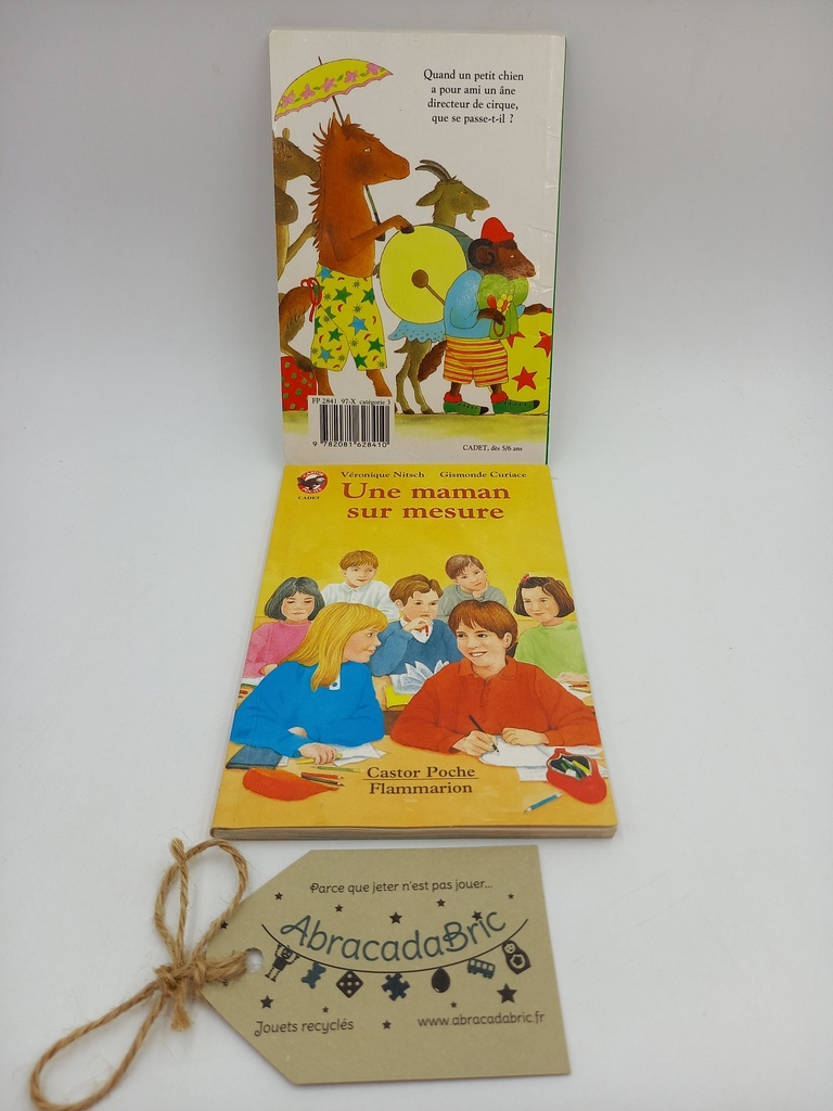 Lot x2 "une maman sur mesure" et "Aimé bienvenu et ses amis" - CASTOR POCHE