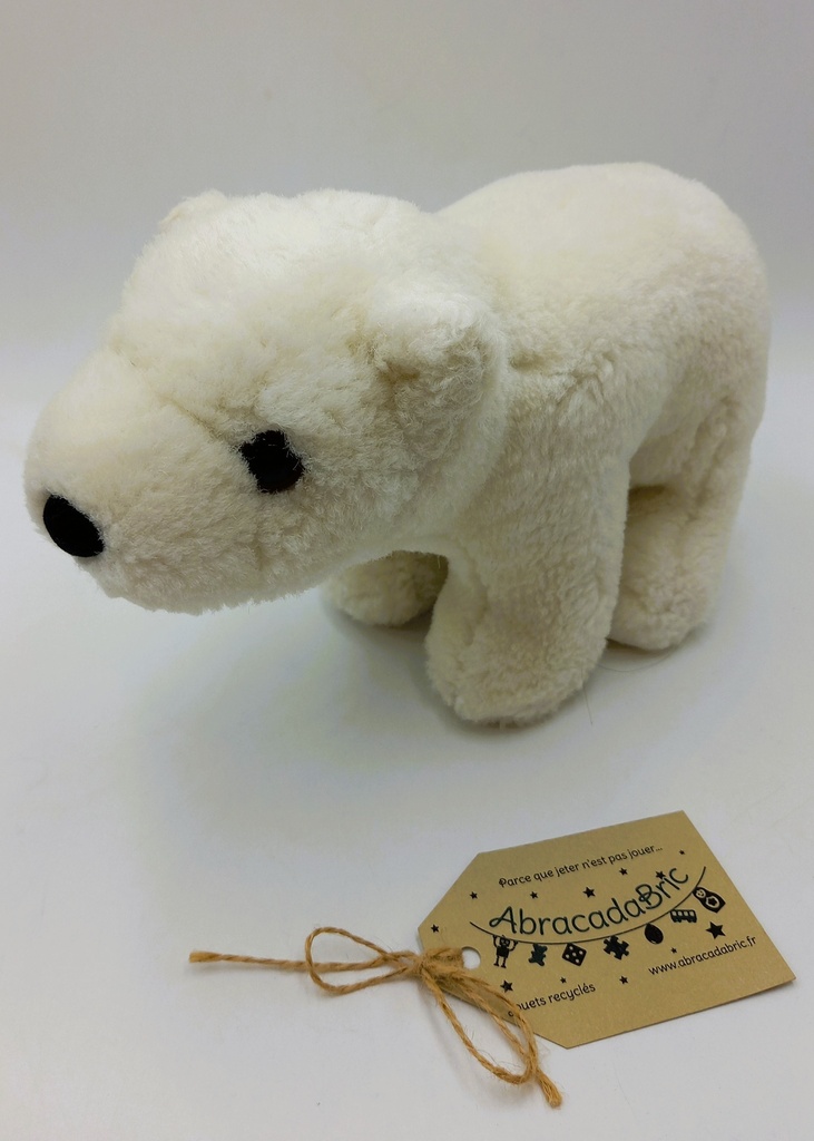 Ours blanc 26 cm