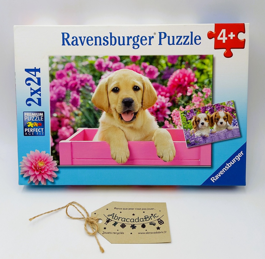 Puzzle "Amis tout doux" 2x24p - RAVENSBURGER 