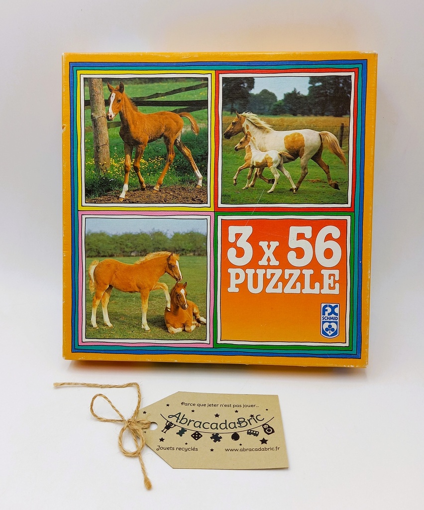 Puzzle Chevaux 3x56p - FX SCHMiD