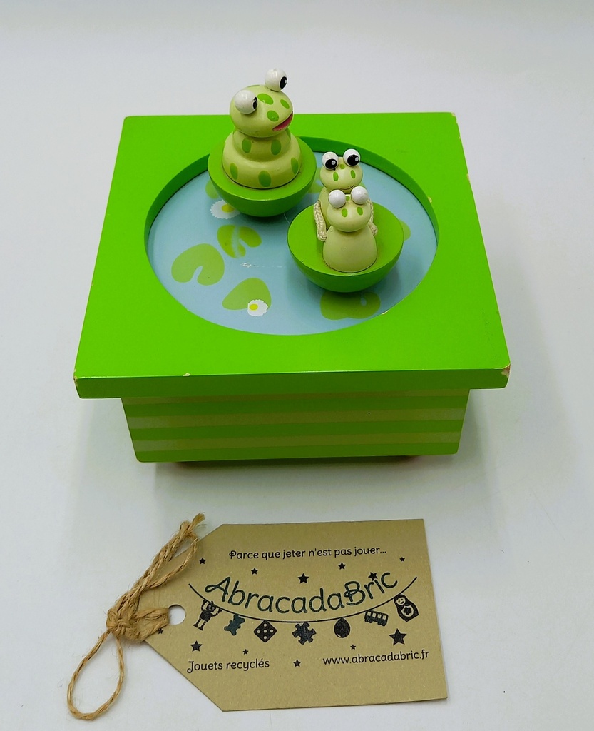 Boite à musique grenouille - TROUSSELiER 