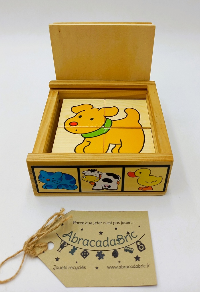Mon premier puzzle en bois animaux - ROLDAN SAS
