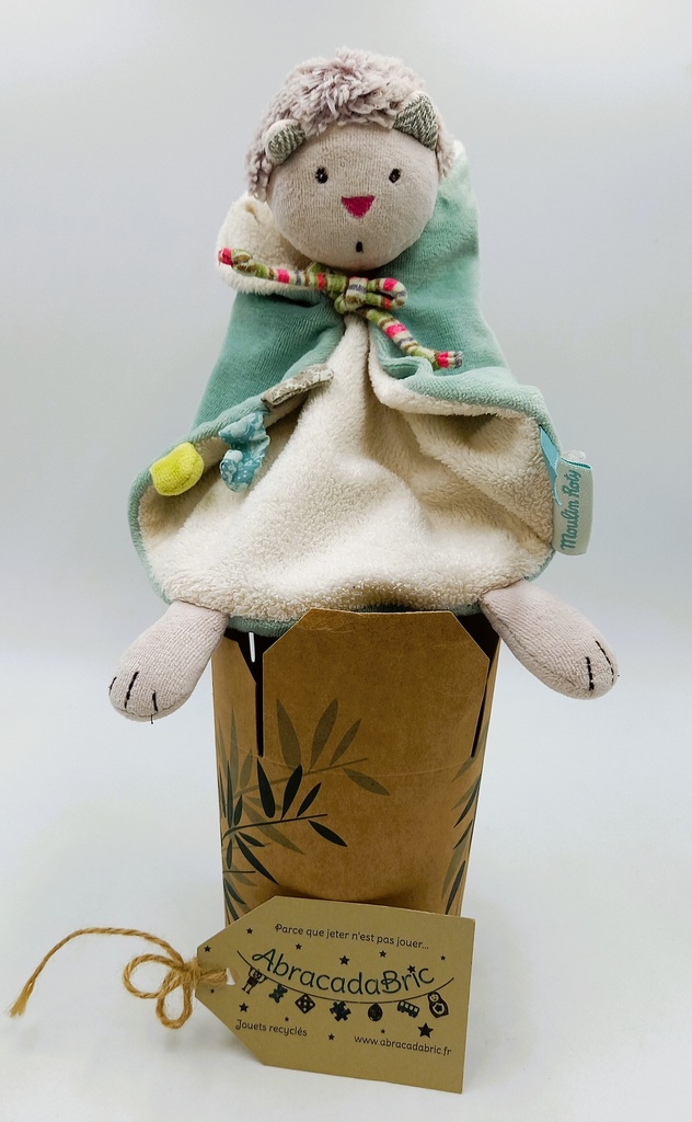 Doudou plat chat 24cm - MOULiN ROTY