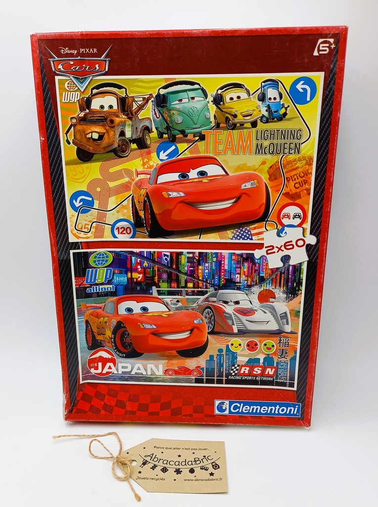 Puzzles Cars 2x60p  - CLEMENTONi