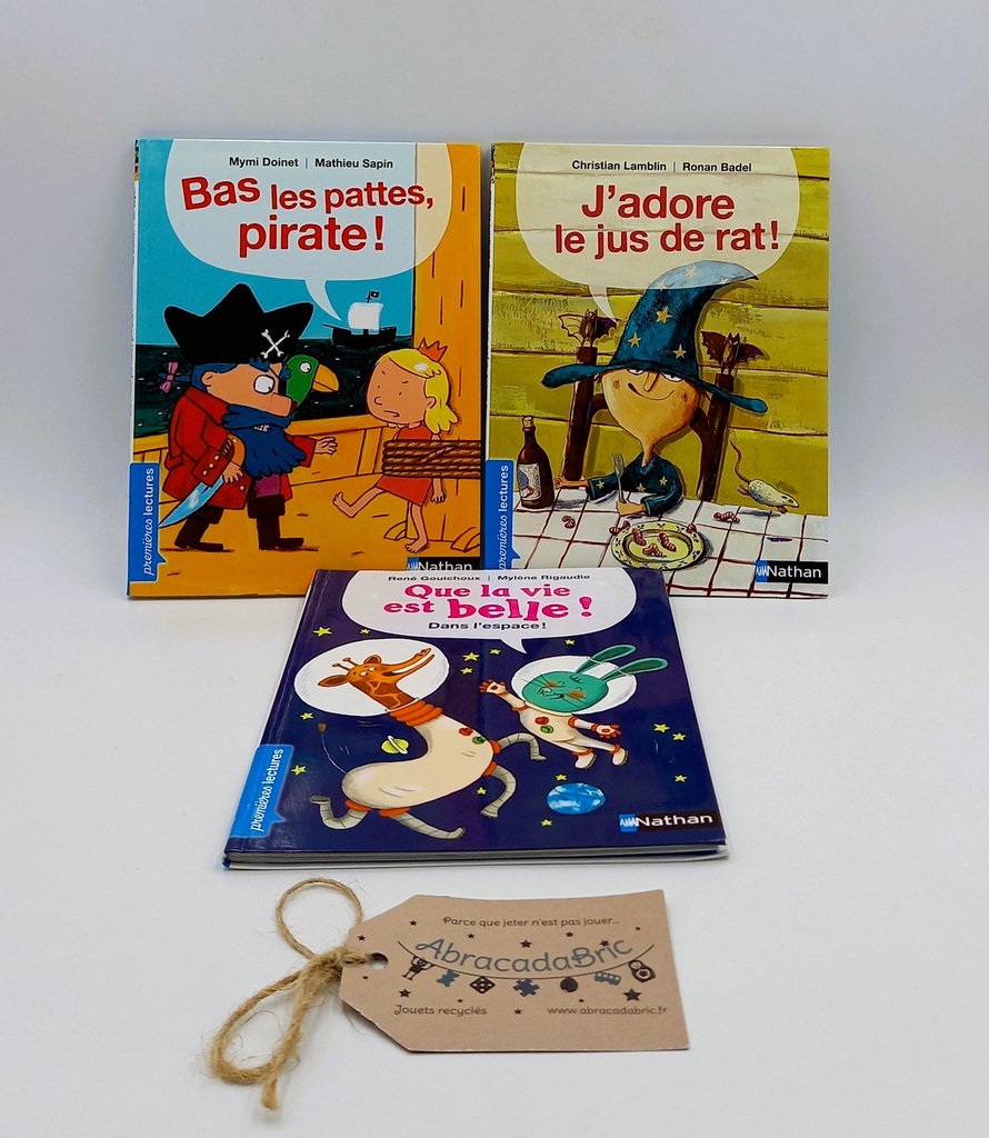 Que la vie est belle dans l'espace - Bas les pattes, pirates! - J'adore le jus de rat - NATHAN