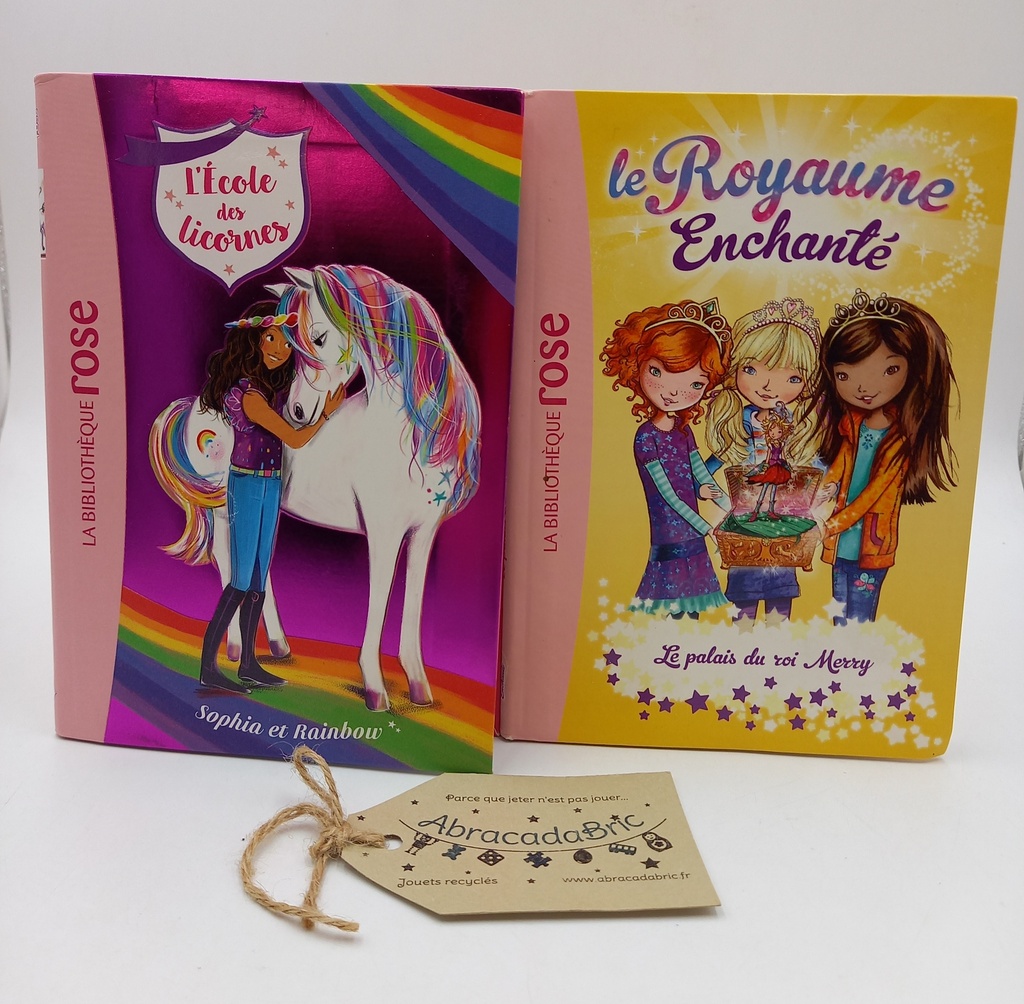 "Sophia et Rainbow" & "Le palais du roi Merry" - BiBLiOTHEQUE ROSE 