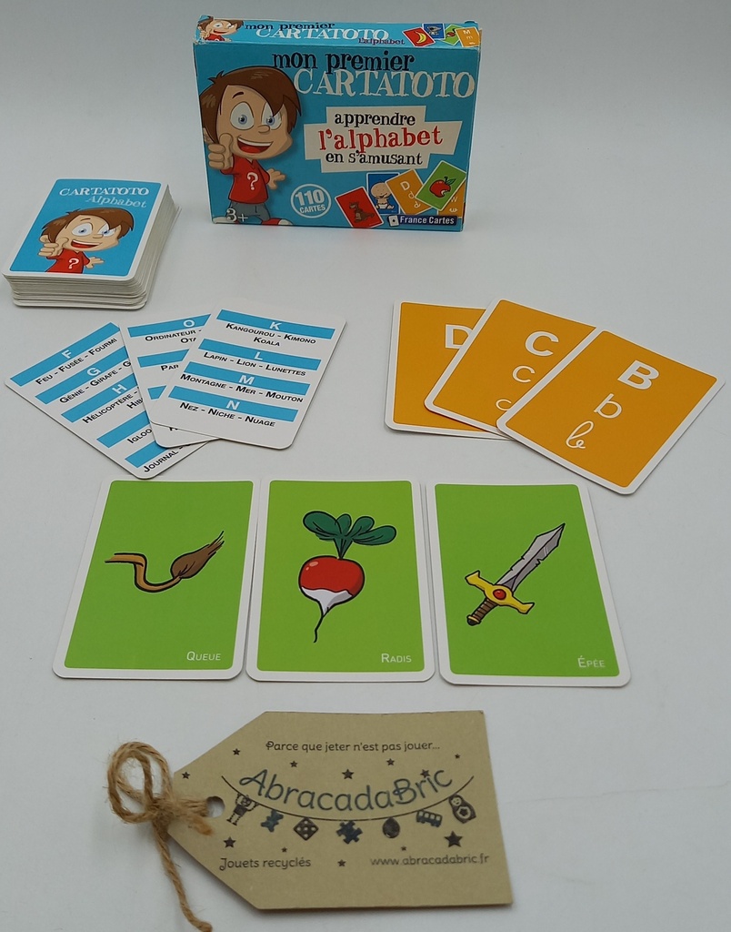 Cartatoto "Apprendre l'alphabet en s'amusant" - FRANCE CARTES