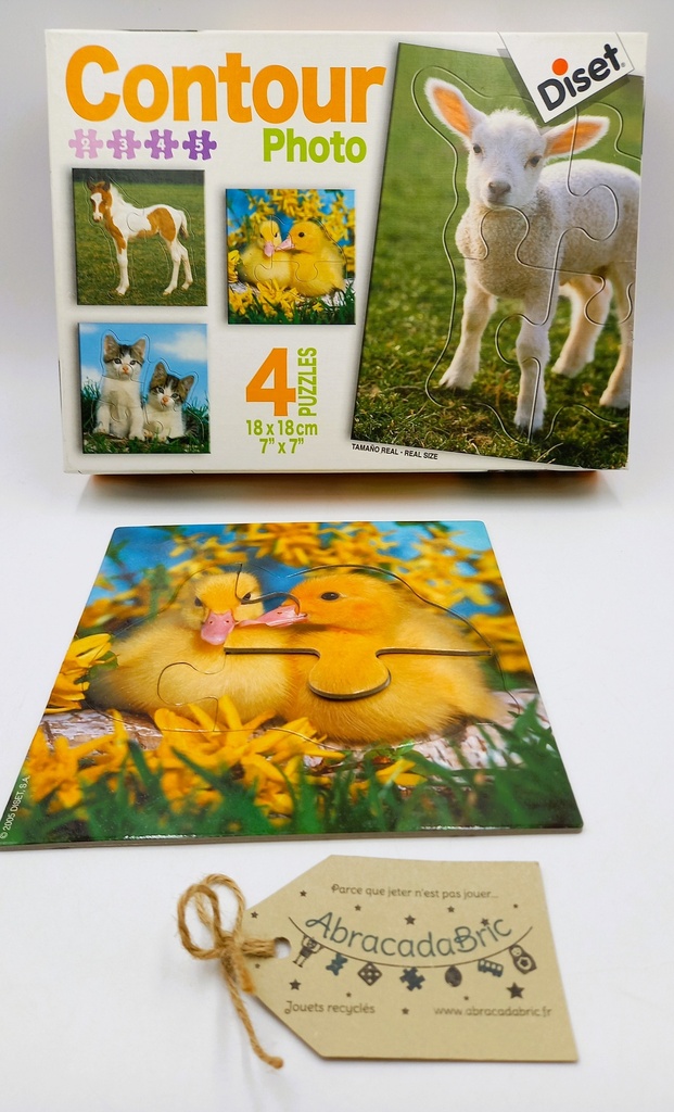 Puzzles contour animaux - DiSET 