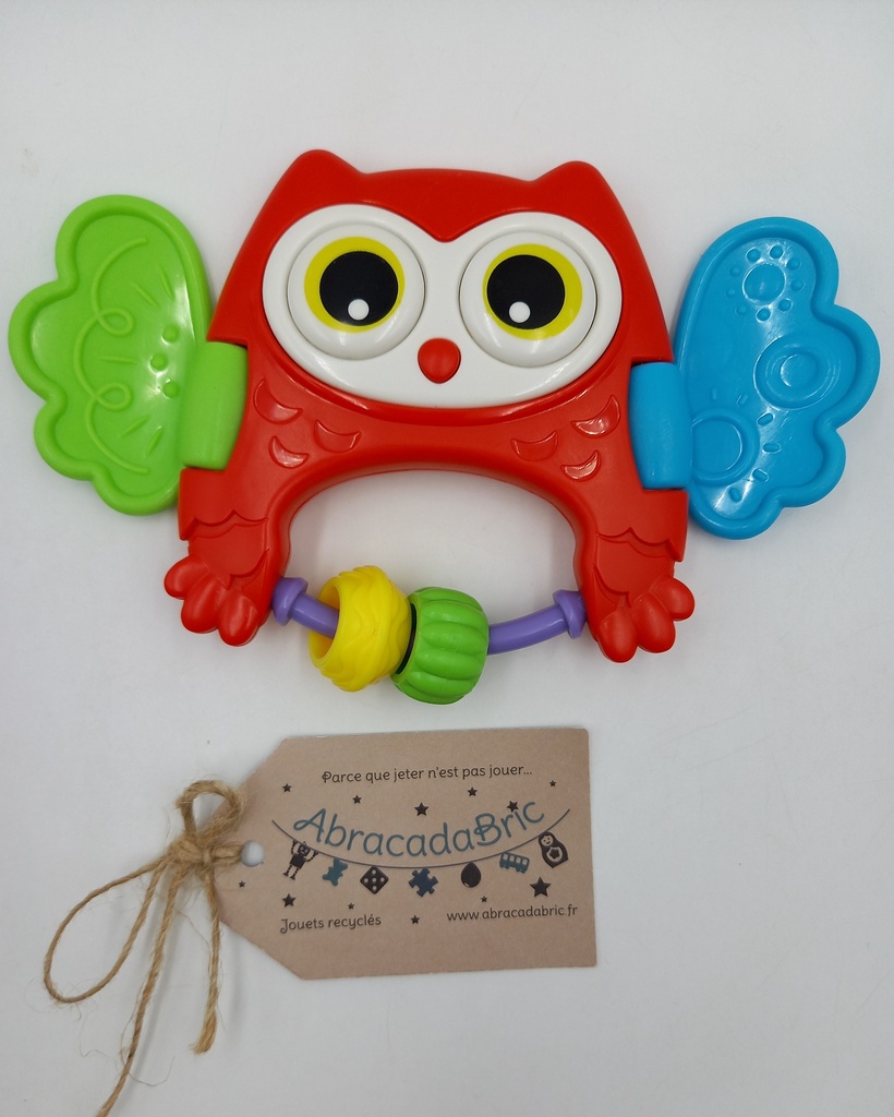 Hochet hibou cache cache - BLOOMY