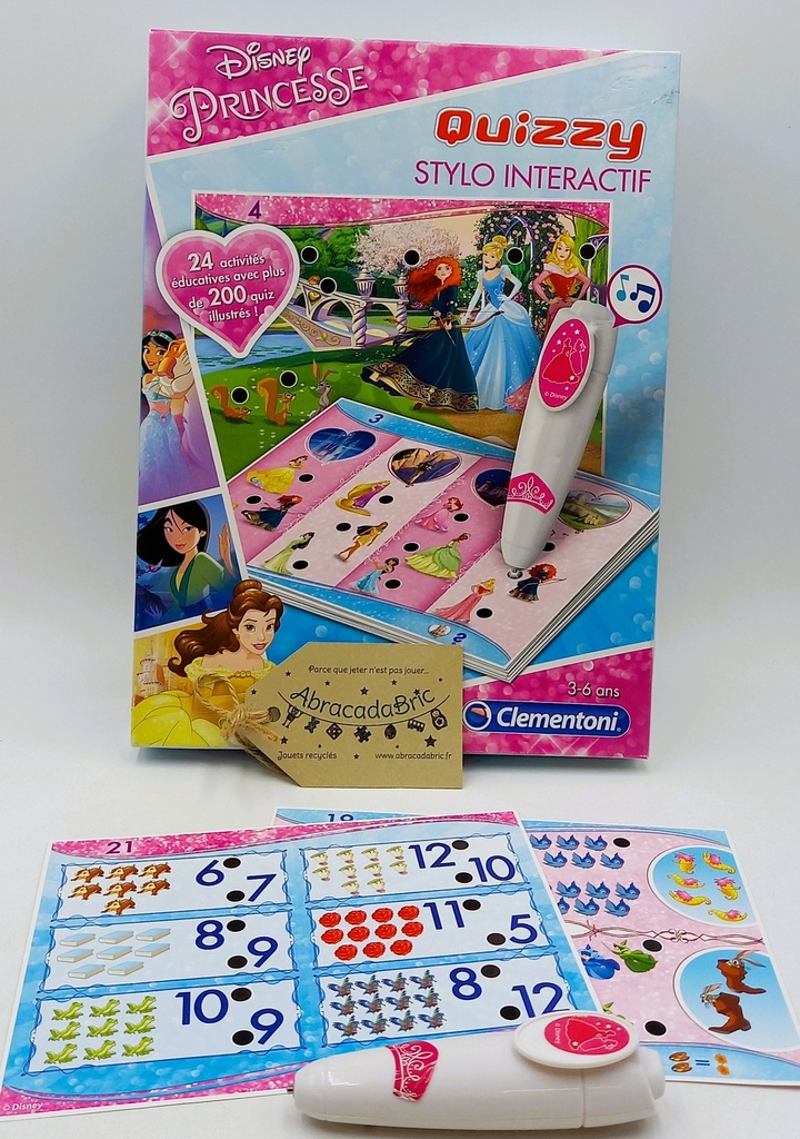 Quizzy stylo interactif  "Les princesses de Disney"  - CLEMENTONi  