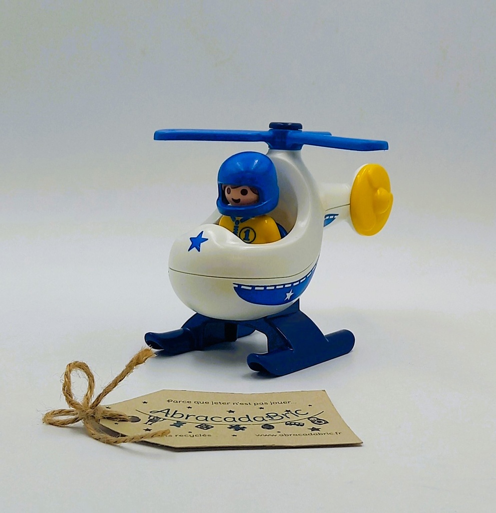 L'hélicoptère avec son pilote - PLAYMOBiL 123 