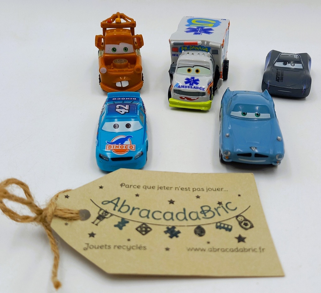 Lot x5 p'tites voitures Cars- DiSNEY
