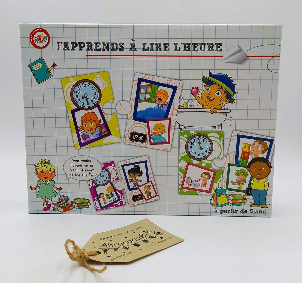 J'apprends à lire l'heure - TOY UNiVERSE