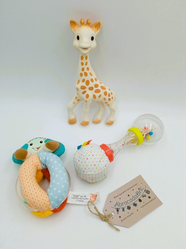 Lot 3 hochets - SOPHiE LA GiRAFE