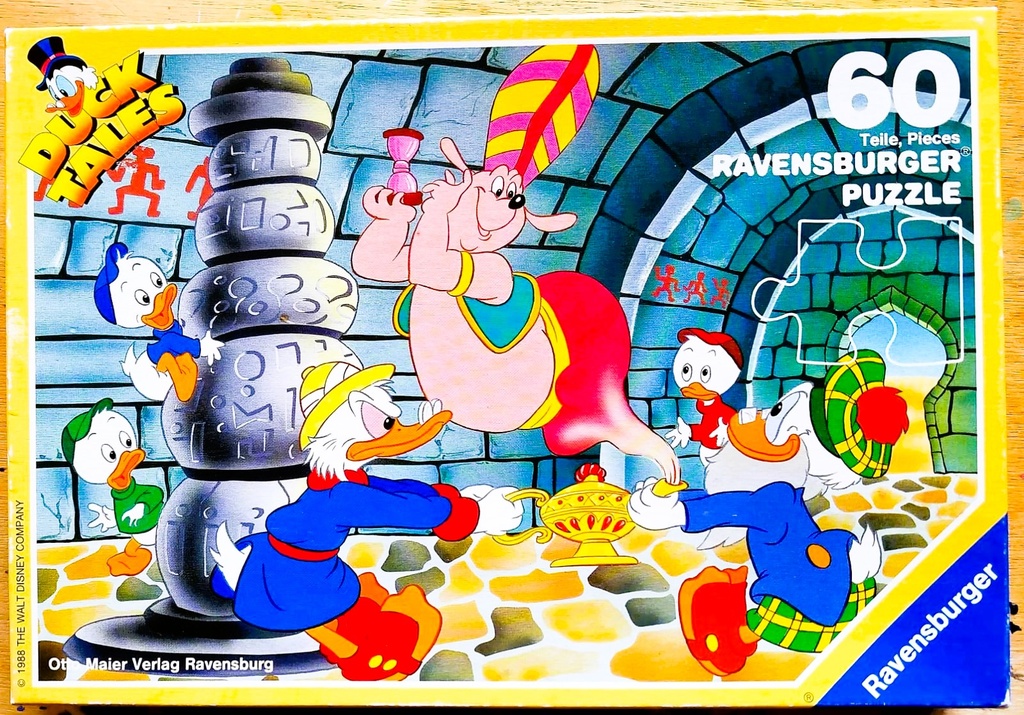 Puzzle "La famille Donald et le bon génie" 60p - RAVENSBURGER