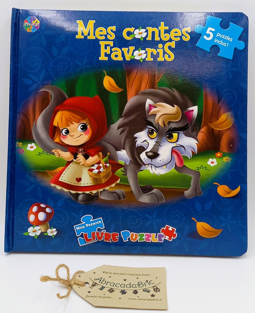 Mon premier livre puzzle "Mes contes favoris"- PHiDAL