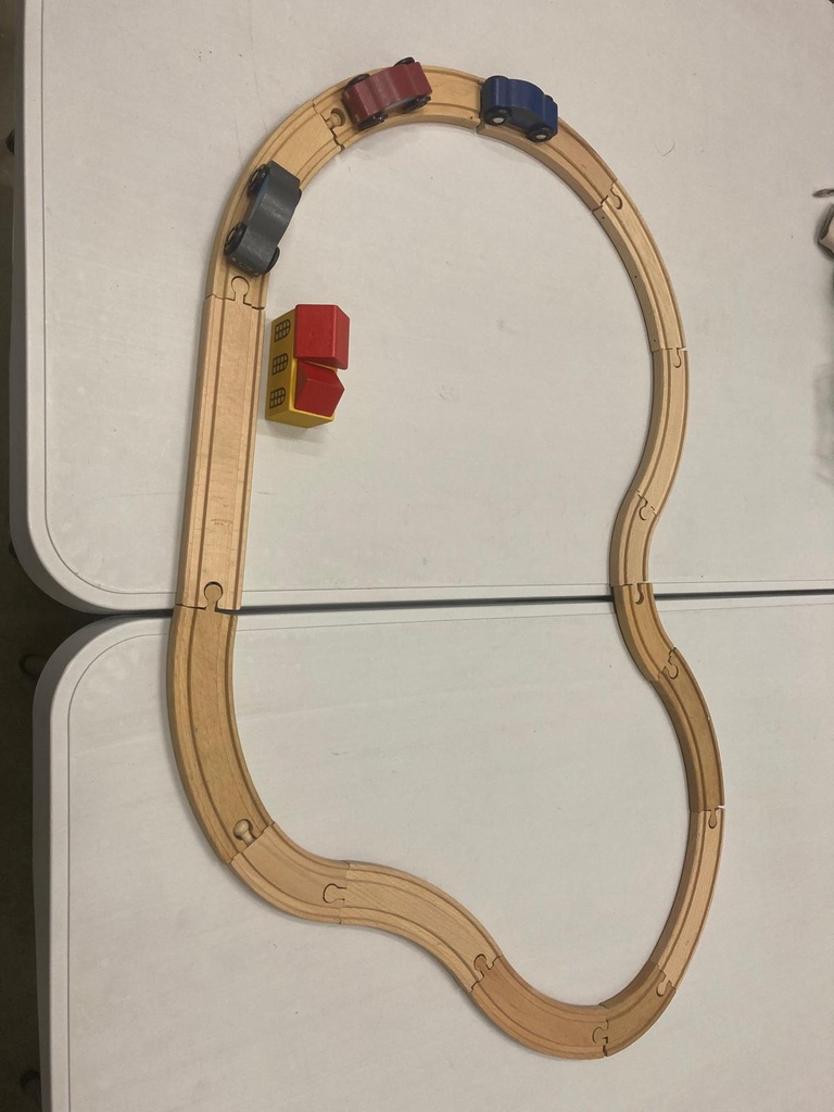 Circuit auto bois - 21 pièces