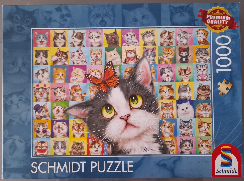 Puzzle "Mimiques de chat" 1000p - SCHMiDT