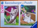 Puzzle "Les chatons à la campagne" 2x500p - RAVENSBURGER