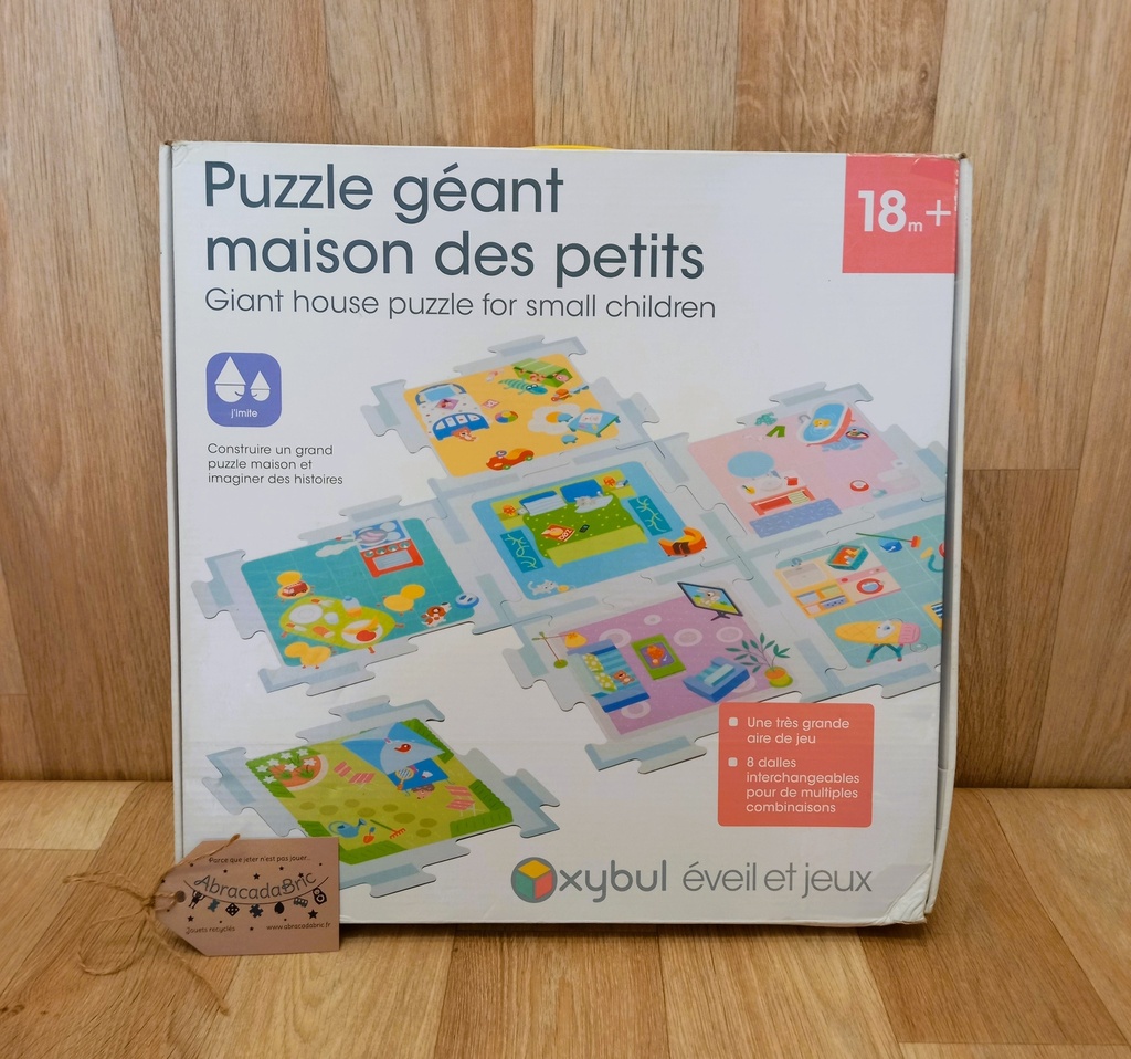 Puzzle géant maison des petits - OXYBUL 
