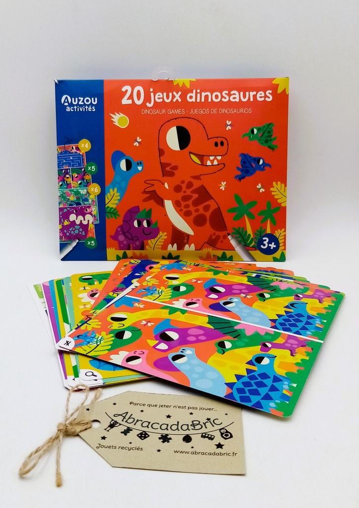 20 jeux dinosaures - AUZOU 