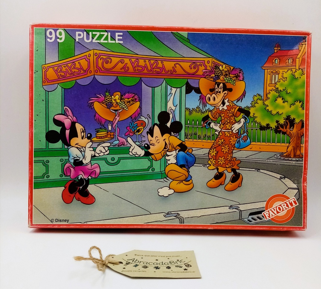 Puzzle "Mickey et cie" vintage 99p - FAVORiT (ALEX VINTAGE)