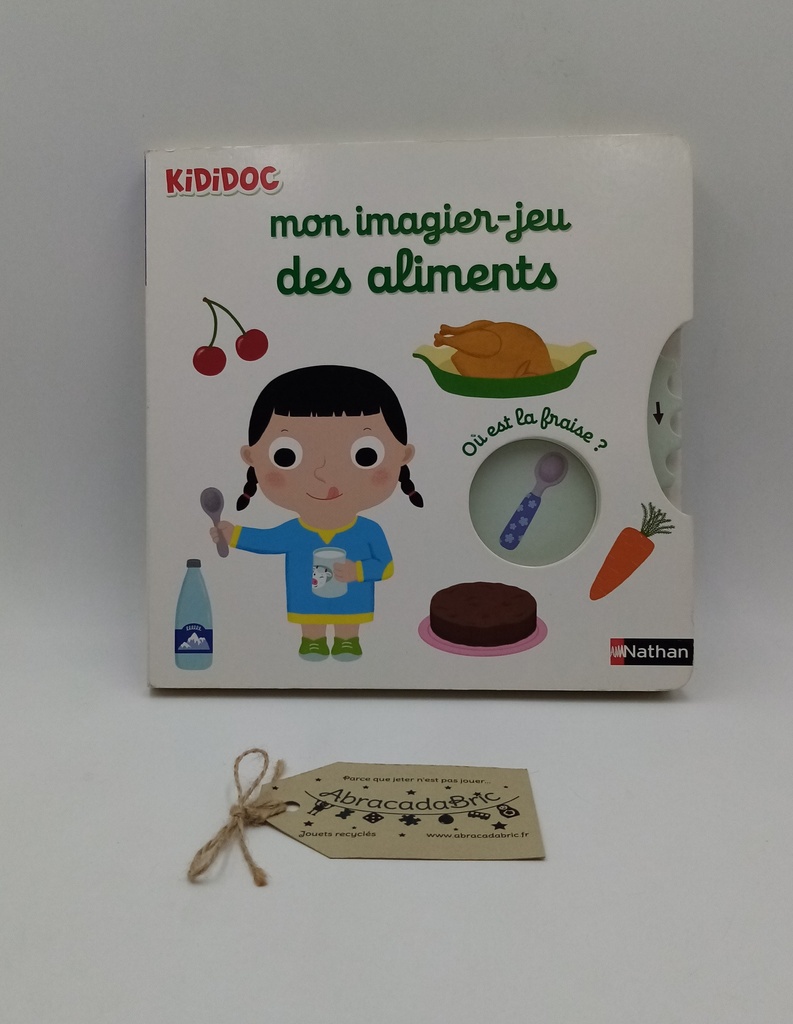 Mon imagier-jeu des aliments kididoc  - NATHAN 