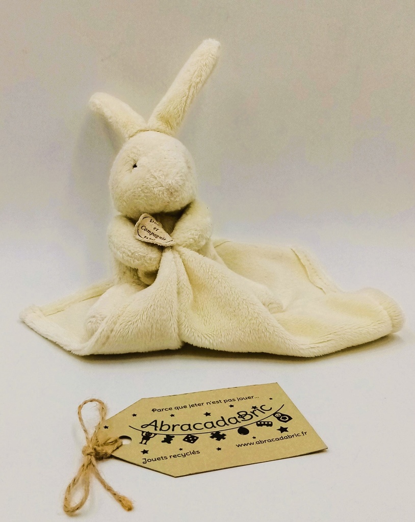 Doudou lapin beige 18cm - DOUDOU ET COMPAGNiE 