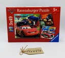 Puzzle Cars 3x49p - RAVENSBURGER  