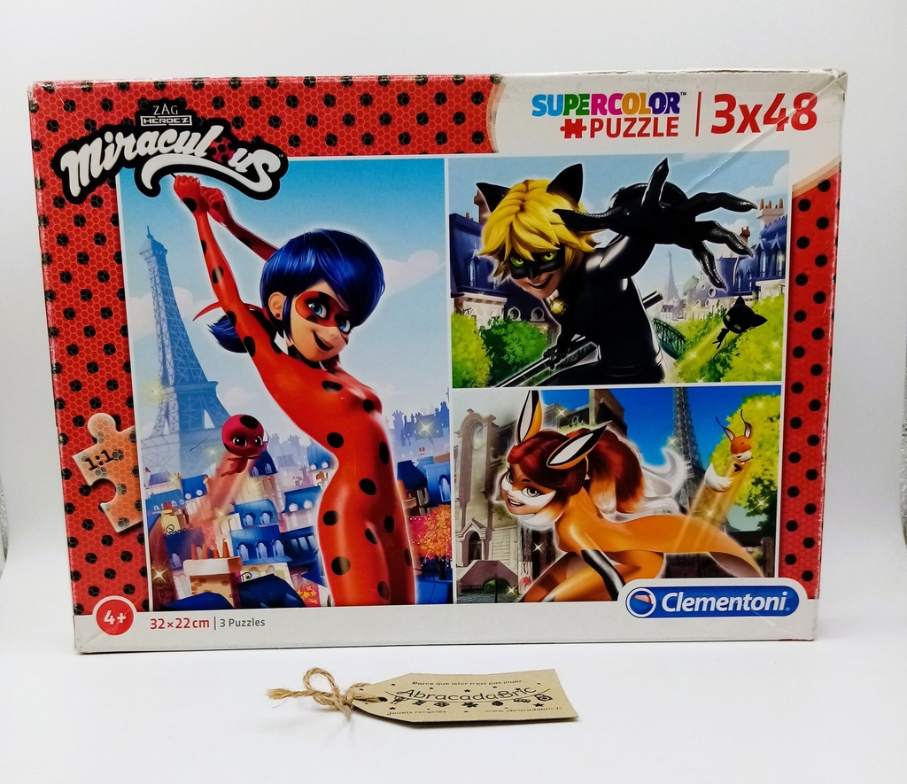 Puzzle " Miraculous " 2x48p - CLEMENTONi  