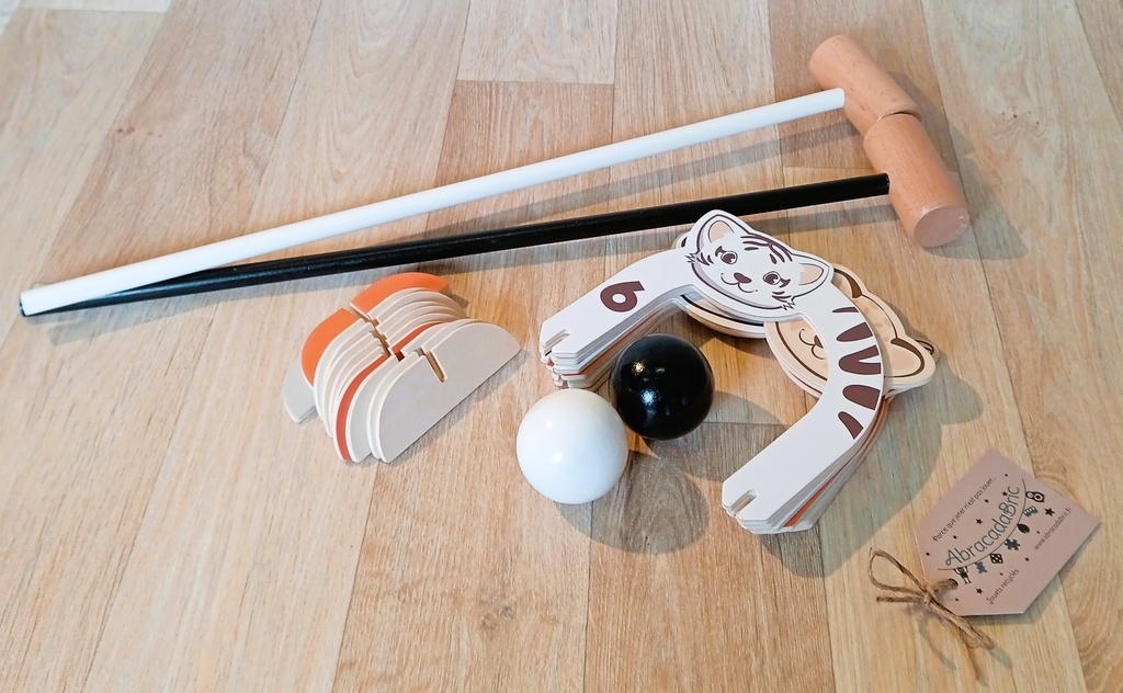 Jeu de croquet en bois - LGRi