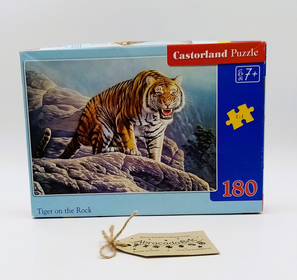 Puzzle "Tiger on the rock" 180p - CASTORLAND