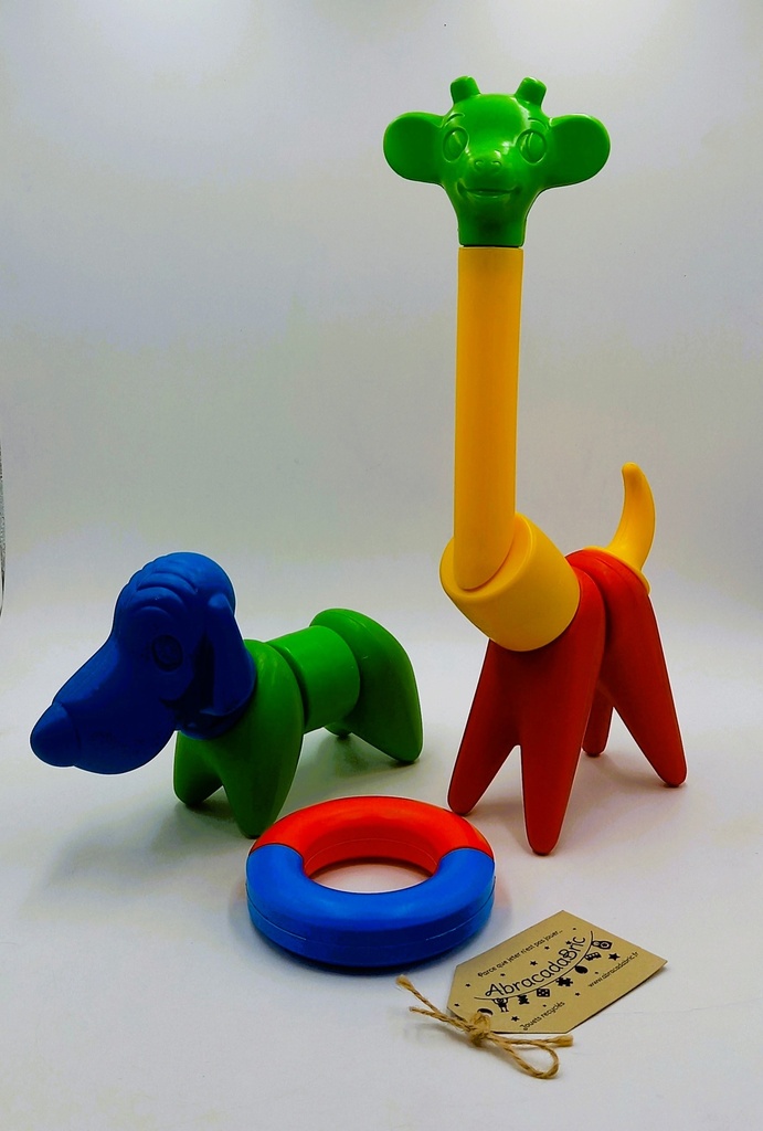 Animaux Zoo it Tuppertoys 1970 vintage - TUPPERWARE