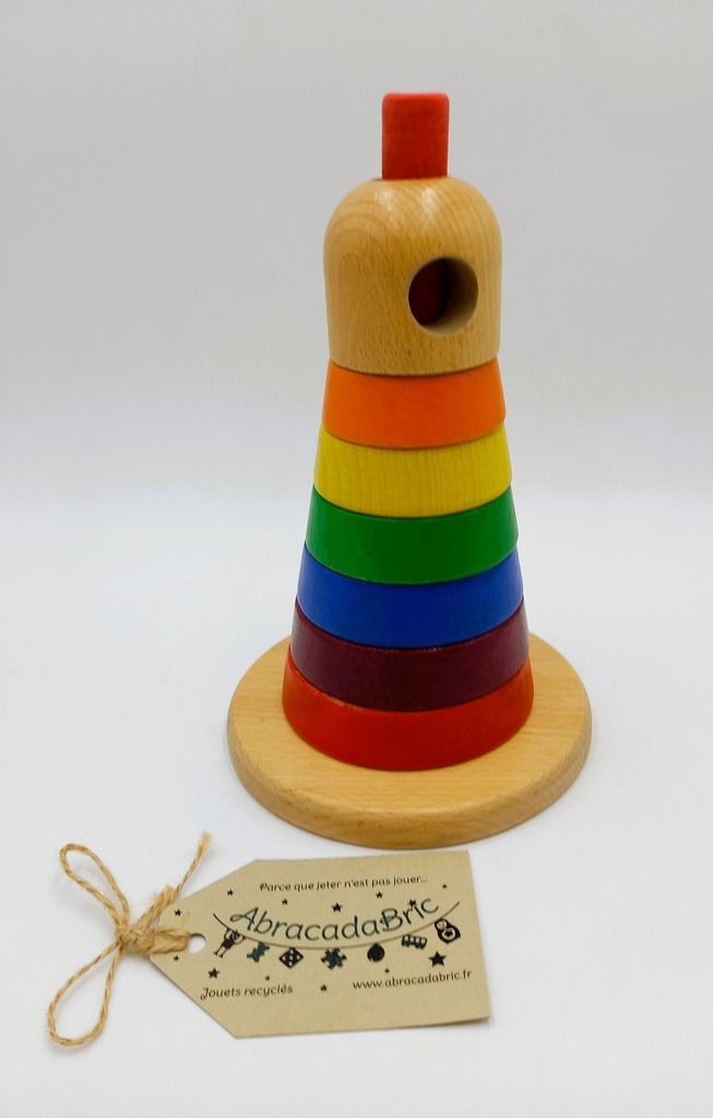 Pyramide d'anneaux en bois - iKEA 
