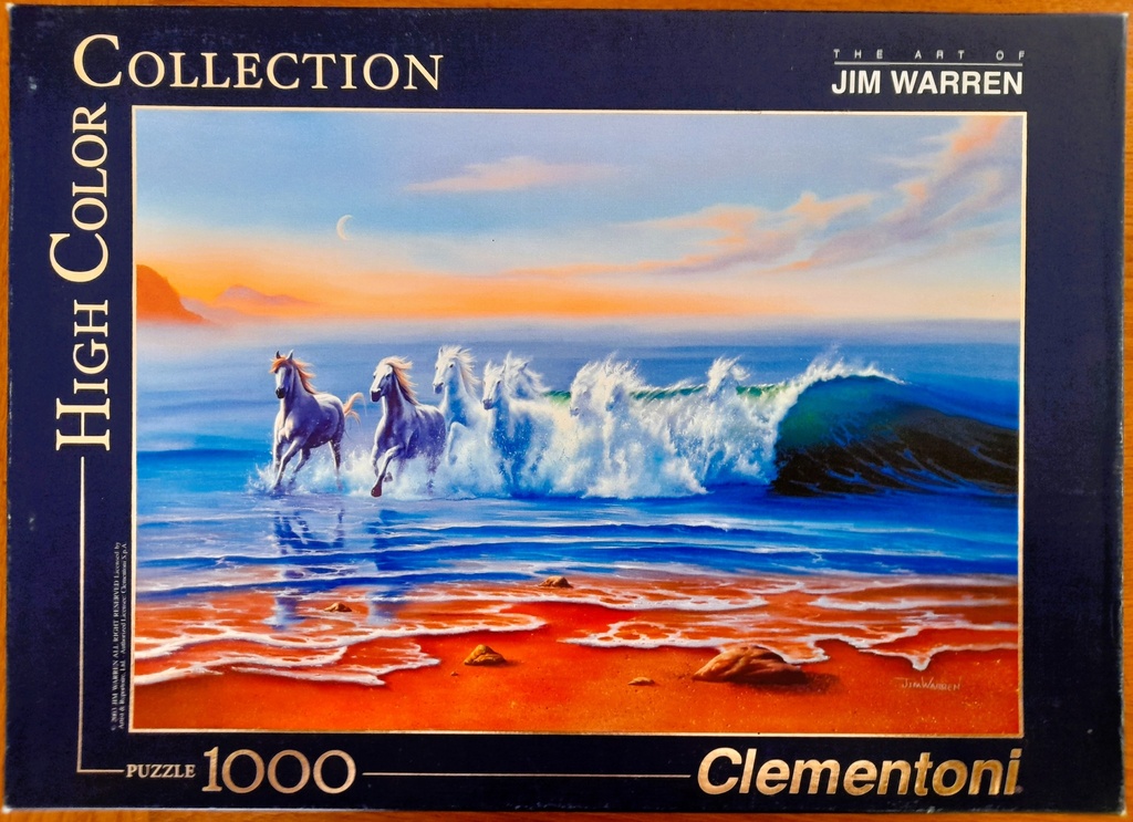 Puzzle "Jim Warren : wild waters" 1000p - CLEMENTONi   